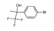 2-(4-bromophenyl)-1,1,1-trifluoropropan-2-ol Structure
