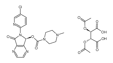eszopiclone diacetyl-L-tartaric acid salt Structure