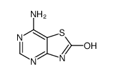 7-氨基噻唑并[4,5-d]嘧啶-2(3h)-酮结构式