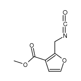 methyl 2-(isocyanatomethyl)furan-3-carboxylate Structure