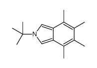 2-tert-butyl-4,5,6,7-tetramethylisoindole Structure