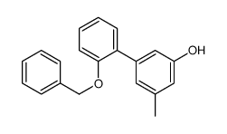 3-methyl-5-(2-phenylmethoxyphenyl)phenol Structure