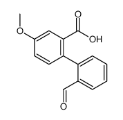 2-(2-formylphenyl)-5-methoxybenzoic acid结构式