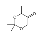 2,2,4-trimethyl-1,3-dioxan-5-one Structure