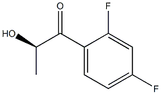 1-Propanone, 1-(2,4-difluorophenyl)-2-hydroxy-, (2R)- Structure