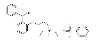 diethyl-[3-[2-[hydroxy(phenyl)methyl]phenoxy]propyl]-methylazanium,4-methylbenzenesulfonate结构式