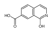 1-羟基异喹啉-7-羧酸结构式