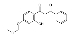 1-[2-Hydroxy-4-(methoxymethoxy)phenyl]-3-phenylpropane-1,3-dione结构式