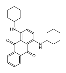 1,4-bis(cyclohexylamino)anthracene-9,10-dione结构式