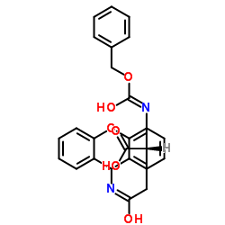 Nα-Z-Nβ-黄嘌呤-D-天冬酰胺结构式