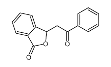 3-phenacyl-3H-2-benzofuran-1-one结构式