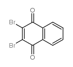 2,3-二溴-1,4-萘醌结构式