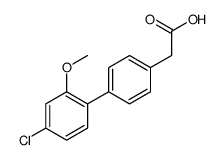 2-(4-氯-2-甲氧基-[1,1-联苯]-4-基)乙酸结构式