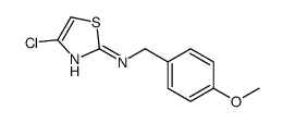 4-chloro-N-[(4-methoxyphenyl)methyl]-1,3-thiazol-2-amine Structure