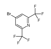 Pyridine, 4-bromo-2,6-bis(trifluoromethyl)- Structure