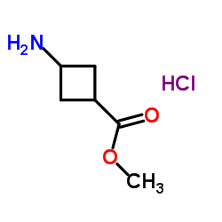 3-氨基环丁烷甲酸甲酯盐酸盐结构式