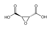 (±)-反-环氧琥珀酸结构式