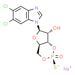 Sp-5,6-dichloro-cBIMPS sodium salt结构式