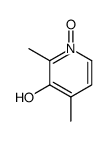 3-Pyridinol,2,4-dimethyl-,1-oxide(9CI) structure