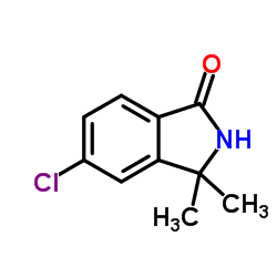 5-氯-3,3-二甲基-2,3-二氢-1H-异吲哚-1-酮结构式