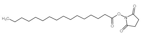 棕榈酸N-羟基琥珀酰亚胺酯结构式
