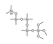 [[[dimethylsilyloxy(dimethyl)silyl]oxy-dimethylsilyl]oxy-dimethylsilyl] trimethyl silicate Structure
