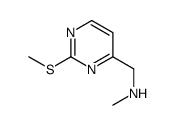 N-methyl-1-(2-methylsulfanylpyrimidin-4-yl)methanamine Structure