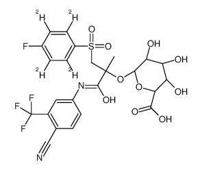 Bicalutamide O-β-D-Glucuronide Structure