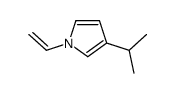 1H-Pyrrole,1-ethenyl-3-(1-methylethyl)-(9CI) Structure