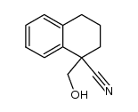 4-hydroxymethyl-1,2,3,4-tetrahydro-1-naphthalinecarbonitrile结构式
