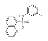 N-(3-methylphenyl)quinoline-8-sulfonamide Structure