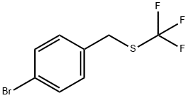 (4-bromobenzyl)(trifluoromethyl)sulfane Structure