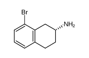 (R)-8-溴-1,2,3,4-四氢-2-萘胺结构式