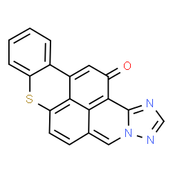 13H-thioxantheno[2,1,9-def][1,2,4]triazolo[1,5-b]isoquinolin-13-one结构式