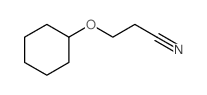 Propanenitrile,3-(cyclohexyloxy)- Structure
