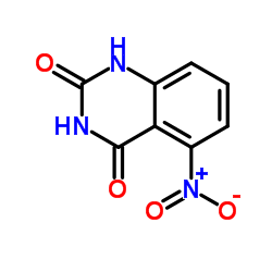 5-硝基喹唑啉-2,4(1h,3h)-二酮结构式