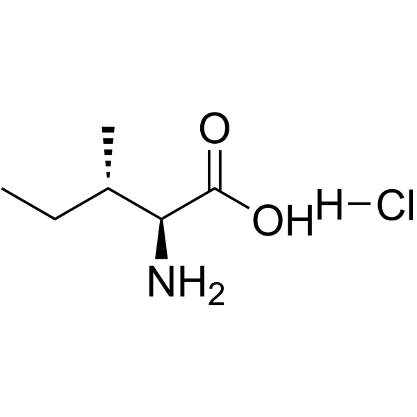 L-异亮氨酸盐酸盐结构式