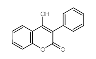 4-羟基-3-苯基香豆素结构式