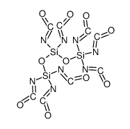 octaisocyanatotrisiloxane Structure
