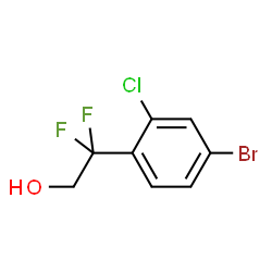 2-(4-溴-2-氯苯基)-2,2-二氟乙烷-1-醇结构式