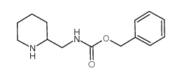哌啶-2-甲基氨基甲酸苄酯结构式