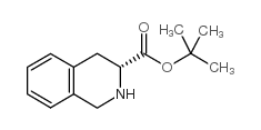 (R)-1,2,3,4-四氢-3-异喹啉羧酸叔丁酯结构式