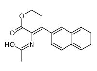ethyl 2-acetamido-3-naphthalen-2-ylprop-2-enoate结构式