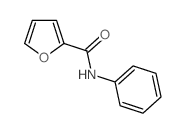 N-苯基-2-呋喃羧酰胺结构式
