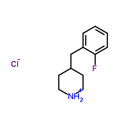 4-(2-氟苄基)哌啶盐酸盐结构式