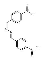 Benzaldehyde, p-nitro-, azine结构式