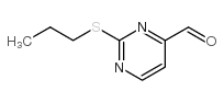 2-丙基磺酰基嘧啶-4-甲醛结构式