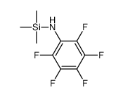 Silanamine, 1,1,1-trimethyl-N-(pentafluorophenyl)- Structure
