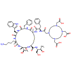 TETA-Octreotide acetate Structure