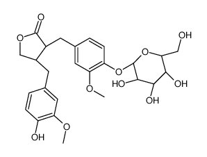 罗汉松脂苷结构式